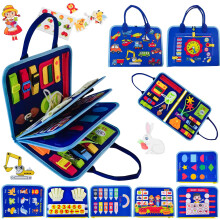 Soupost Busy Board Montessori Toys Sensory Toys for 1to3 Years Activity Toys for 2 to 4 Years Preschool Toys for Toddlers Birthday Gift for 2