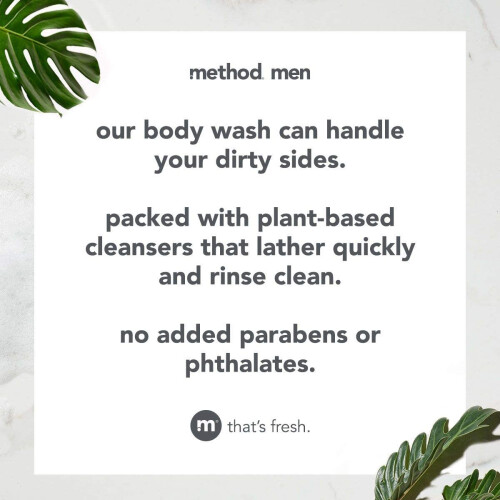 Method ?f?????t?? Method Men Glacier + Granite ????? Parabens ?a? F?a????? ???se?? 450 ml (S?s?e?as?a t?? 1) 2