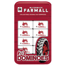 Masterpieces Oficilne licencovan Farmall 28dln obrzkov domina pro deti od 3 let