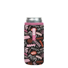 Sok It Can Sok hoes voor bier en frisdrank ge?oleerde neopreen hoes (Mom Love 12oz Slim Can Sleeve)