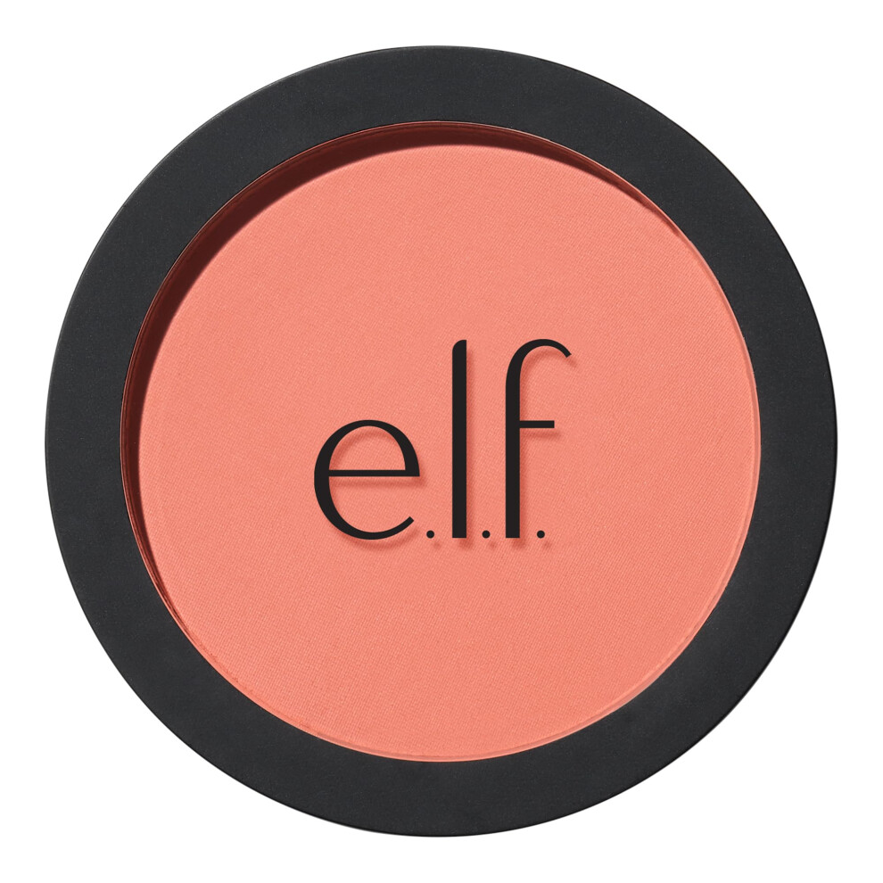 e.l.f. Primer-Infused Matte Blush  Long-Lasting  Lightweight & Buildable Powder Blush  Delivers A Matte Finish  Vegan & Cruelty-Free  Always Fresh