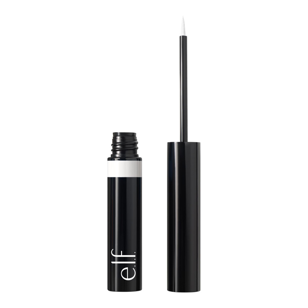 e.l.f. H2O Proof Inkwell Eyeliner Pen  High-pigment  Waterproof Liquid Eyeliner  Delivers A Matte Finish  Vegan & Cruelty-free  White Out