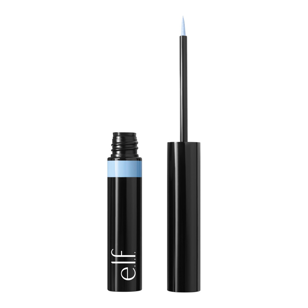 e.l.f. H2O Proof Inkwell Eyeliner Pen  High-pigment  Waterproof Liquid Eyeliner  Delivers A Matte Finish  Vegan & Cruelty-free  Bluebird