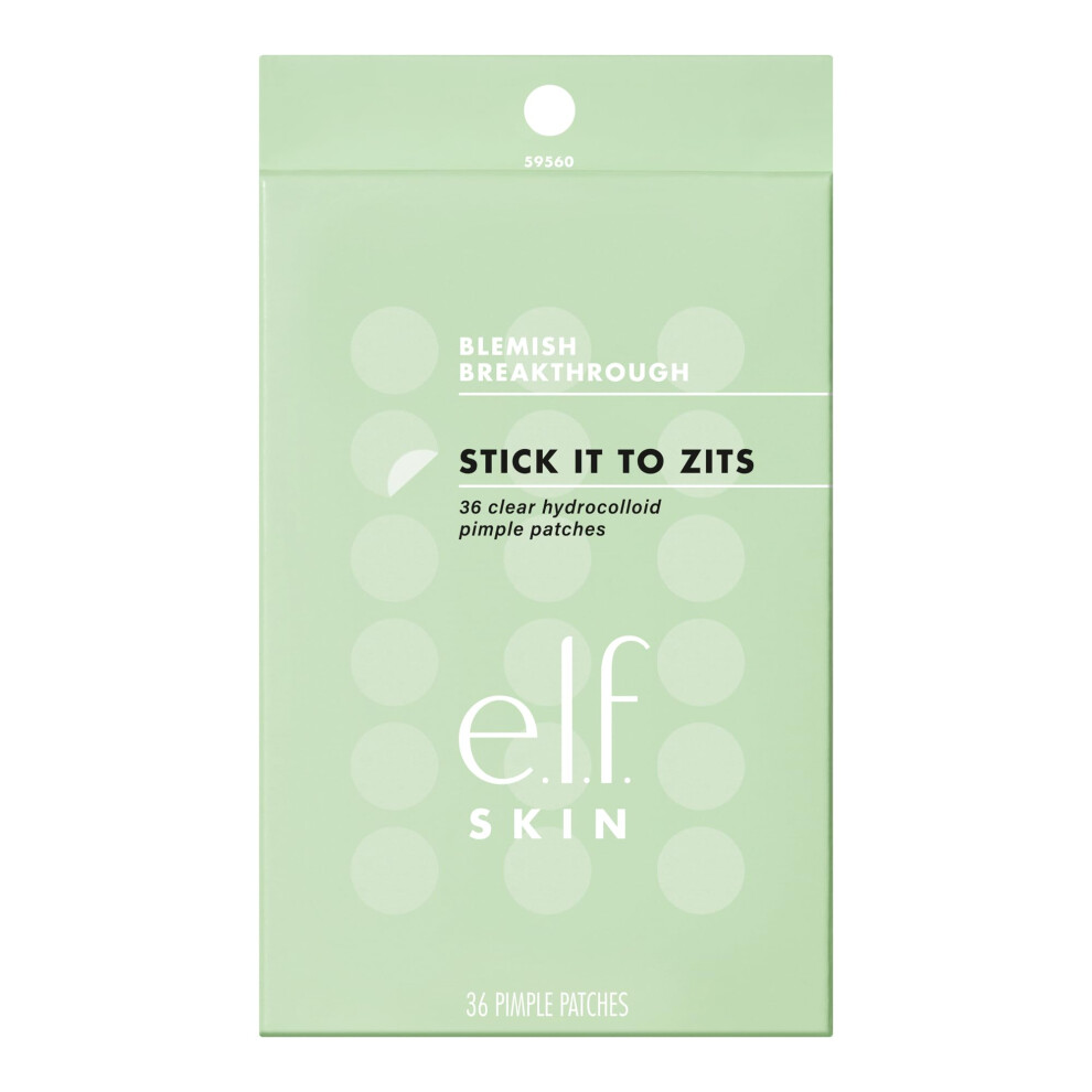 e.l.f. SKIN Blemish Breakthrough Stick It To Zits Pimple Patches  Helps Reduce The Look of Blemishes & Heal  Vegan & Cruelty-free  36 Patches