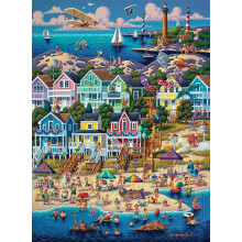 Buffalo Games  Dowdle  Outer Banks  1000-teiliges Puzzle fr Erwachsene. Anspruchsvolles Puzzle, perfekt fr Spieleabende  fertige Gre 26,75 x