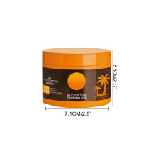 Sunless Self-Tanner-een zelfbladende lotion die lichaamshyaluronzuur bevat, die een gebronsde gloed biedt zonder blootstelling aan de zon
