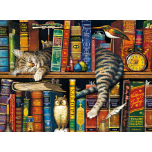 Buffalo Games - Charles Wysocki - Frederick The Literate - 1000 Piece Jigsaw Puzzle for Adults -Challenging Puzzle Perfect for Game Nights - Fini