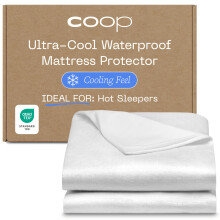 Coop Home Goods Ultra-coole waterdichte matrasbeschermer volledige matrasbeschermer Machinewasbaar Koelmatrashoes Fluisterstille bedbeschermer Waterd