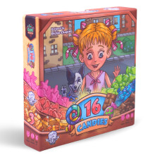16 Candies | Candy Themed Travel Size Board Game That Kids Love! | Fun Set Collection Card Game | 2-4 Players Ages 8+ | Easy to Learn and Play on Fam