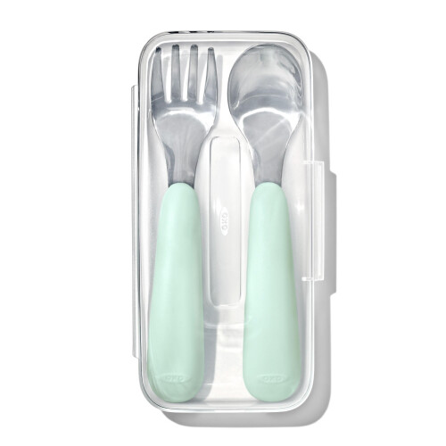 Conjunto de Garfo e Colher OXO Tot para Viagem - Opal
