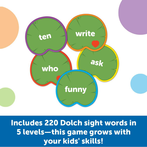 Learning Resources Sight Word Toss, Pedagogiska spel för 5+, Brädspel för barn 1