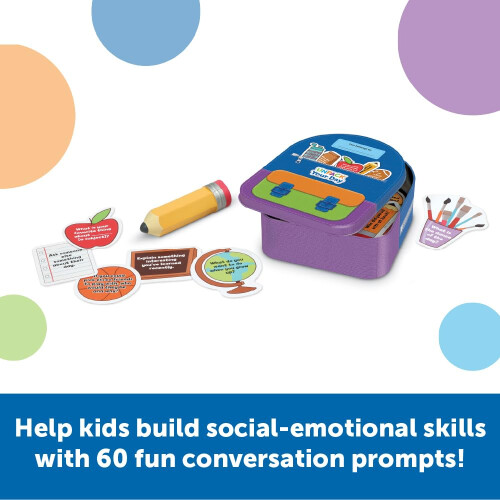 Learning Resources Learning Resources Unpack Your Day Konversationskit - Pedagogiska Spel för Barn 5+, Samtalsstartare 1