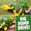 John Deere John Deere 18 2-n-1 1 DIG RIG Toy Dump Truck e Loader frontal com luz 4