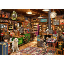Puzzle Zmiešaný obchod 1000 dielikov od spolocnosti Vermont Christmas Company - plne prepojené a náhodne tvarované dieliky - 26 5/8"" x 19 1/4""