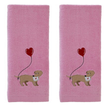 SKL Home Valentine Dachshund Hand Towel Set  2 Count