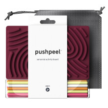 Pushpeel Sensory Activity Board: Silikon-Zappelspielzeug zur Beruhigung von Stress, Angstzust  nden, ADHS und Autismus | Leise, kein Chaos | Kinder ab