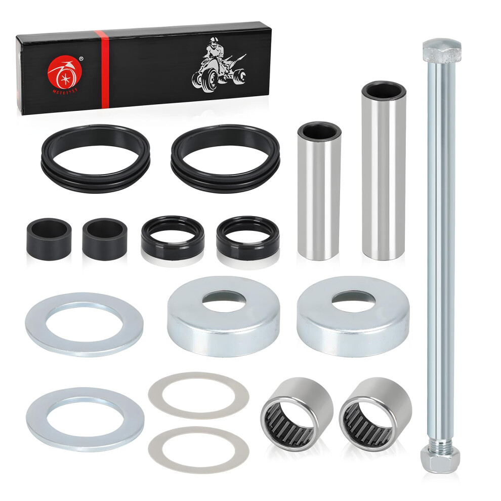 Moto1988 Swing Arm Bearing Bushing Seal Pivot Shaft Bolt Kit For Yamaha Blaster 200 1988-2006