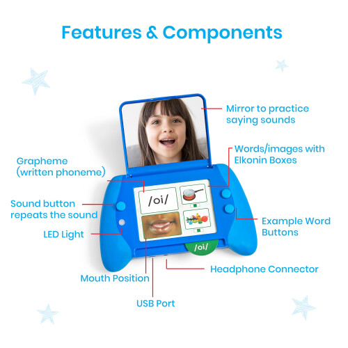 hand2mind Talking Mirror My Sounds Phoneme Set, Språkterapi och Phonics Manipulatives 2