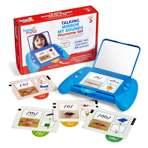 hand2mind Talking Mirror My Sounds Phoneme Set, Språkterapi och Phonics Manipulatives