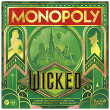 Monopoly Wicked Edition Board Game | Inspired by The Motion Picture | Ages 8+ | 2 to 6 Players | 30 Mins. | Family Games for Kids Teens and Adults