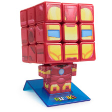 Rubiks Cube  Iron Man Cuber  Problem-Solving Brain Teaser Collectible Fidget Toy  Marvel  Christmas Gifts for Teens  Stocking Stuffers  for Ages 8+