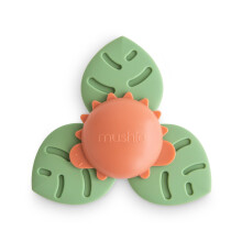 mushie Dino Suction Spinner Toy | Taaperoiden sensoriset lelut kylpyyn ja leikkiin