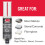 J-B Weld 6 Minute Set Epoxy KwikWeld High Strength Waterproof 2 Pack Dark Grey 50176-2 4