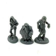 Townsfolk Fanger Miniature 25mm Heroisk skala Figur Dungeon Dwellers Reaper Miniatures