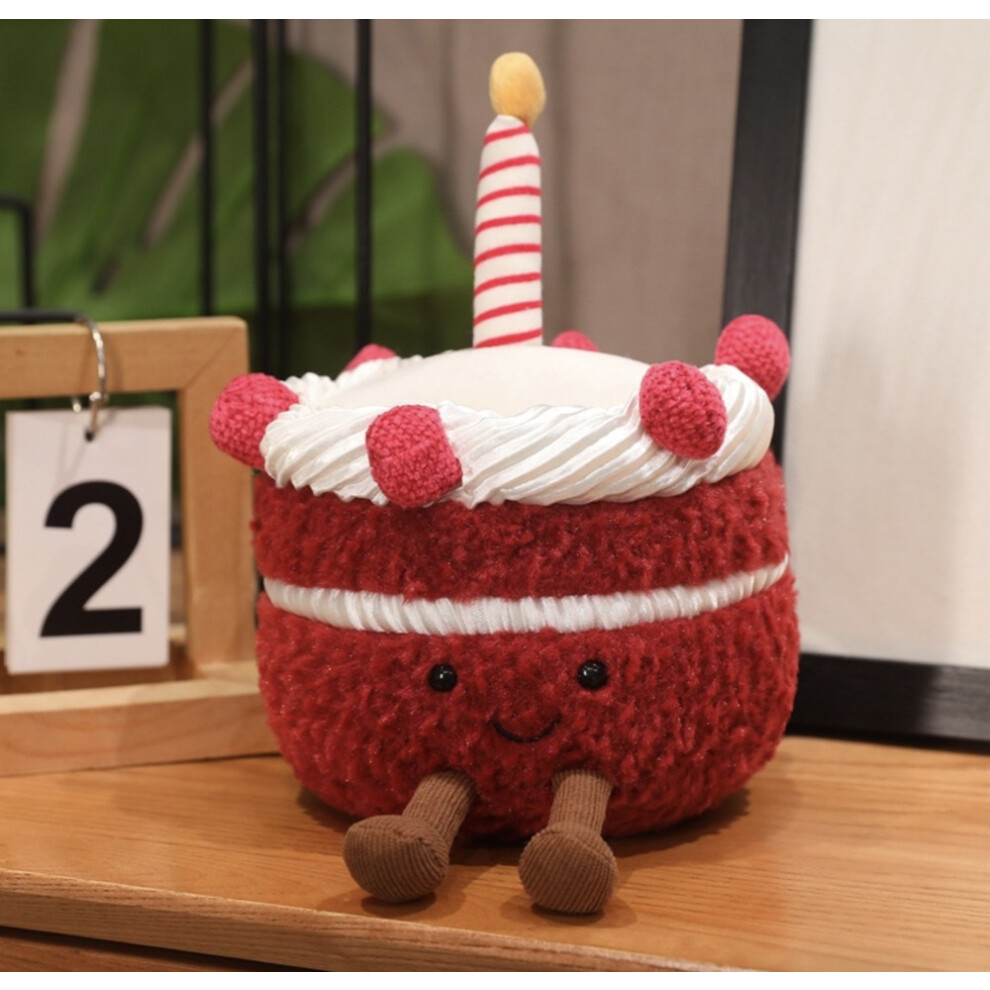 Bonxaif 2025 New Amuseables Cheri Cake Plush Toys Gift 16Cm