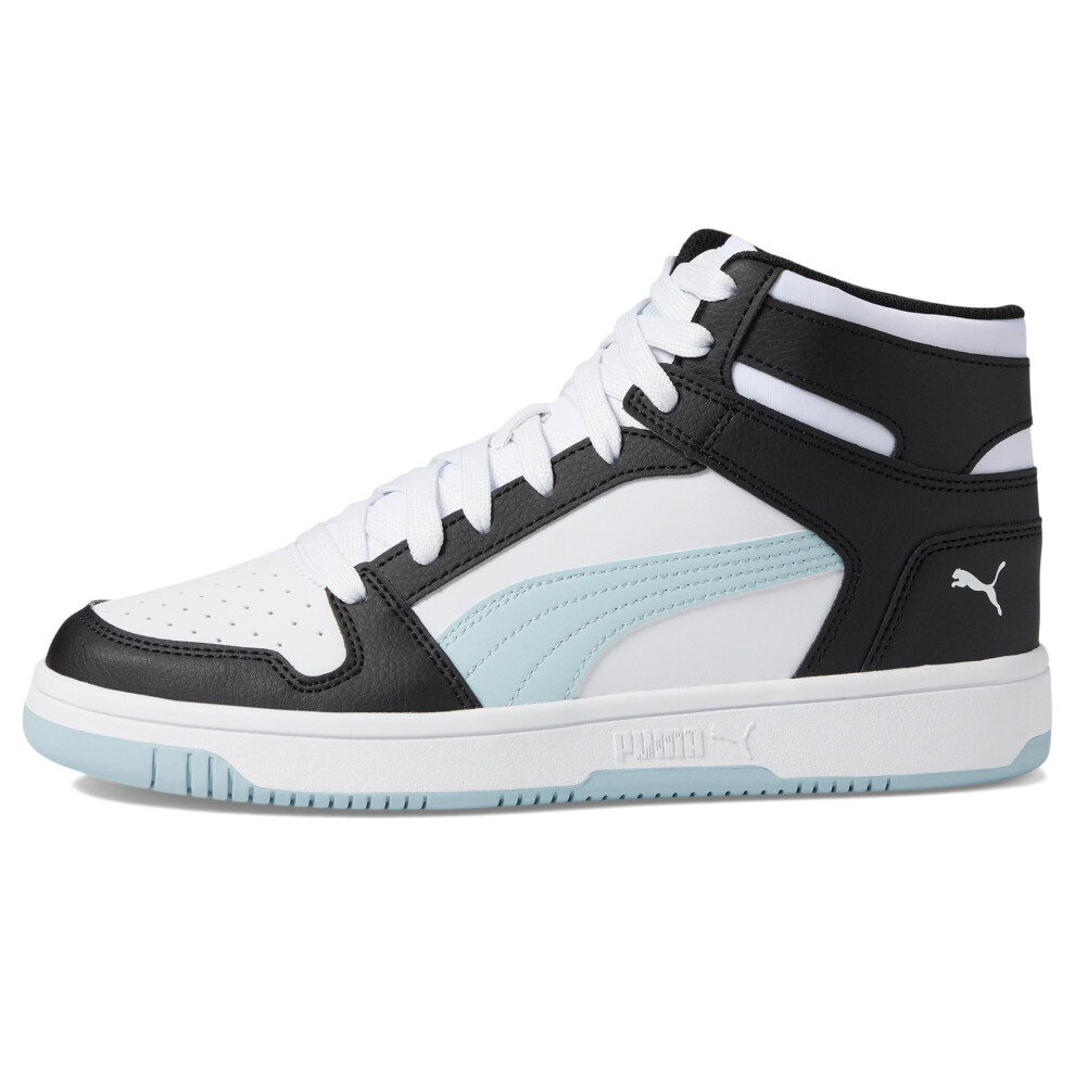 Baskets PUMA Rebound Layup pour femme, blanc-noir givr   , pointure 9
