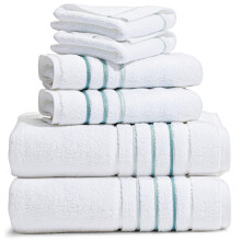 Conjunto de Toalhas de Banho_ Toalha Branca para Casa de Banho, Qualidade de Hotel & Spa, 100% Algodão