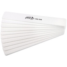 10PCS Jumbo-formaat PANA professionele dubbelzijdige nagelvijlen - wit 180/240 korrel - nagelvijl nagelbuffervijl manicure pedicure nagelpolijstmachi