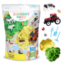 Kreatywnosc dla dzieci Pakiet sensoryczny: Farm Sensory Toys for Toddlers 3-4+ Udawaj zabawe Zwierzeta gospodarskie dla dzieci zabawki i zajecia