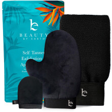 Juego de manoplas autobronceadoras - Kit completo de manoplas bronceadoras con guantes exfoliantes, guante bronceador facial y corporal para un a