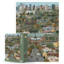 Theo's Puzzles Beautiful Central Park in Autumn New York City - Intricately Detailed Fall Puzzles for Adults 1000 Pieces - Captivating 1000 Piec
