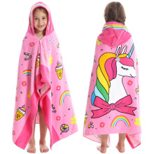 Bavilk Kids Hooded Bath Beach H?ndkl?de Girls Boys Swim Pool Cover Up Super Absorbent Cute Cartoon Animal fuld vitalitet