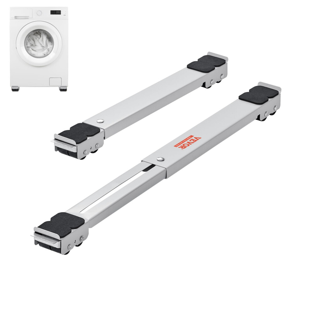 VEVOR Appliance Rollers Heavy Duty  Extendable Appliance Rollers Mobile Washing Machine Base  Mini Fridge Stand Moving Cart for Refrigerators  Dryers