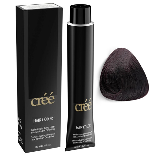 Cree Cor 100ml - 3.4 fl.oz. (Castanho Avermelhado 4.5)