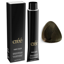 Cree Professionele permanente haarkleuring 100 ml - 3.4 fl.oz. (Mat Donkerblond 6.17)