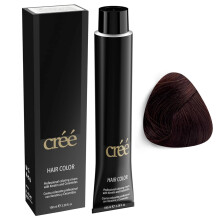 Cree Professionele permanente haarkleuring 100 ml - 3.4 fl.oz. (Koperbruin 4,4)