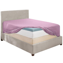 Hearth & Harbor Lavender Twin XL Fitted Sheet Only Extra Deep Pocket Fitted Bed Sheet 1800 Microfiber XL Twin Fitted Sheet Ultra Soft Fitted Sheet