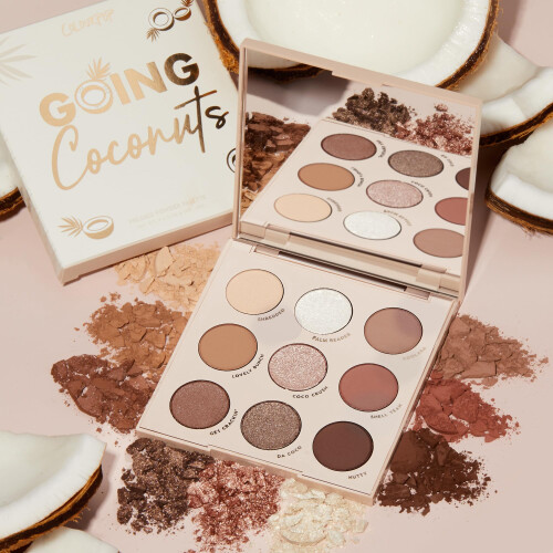 Palette Σκιάς Colourpop Going Coconuts - Ψυχρές Ουδέτερες Σκιές με Υπέροχες Υφές 2