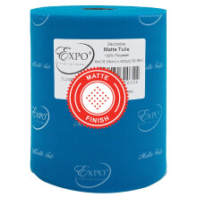 Expo International Decorative Matte Tulle Roll/Spool of 6 X 200 Yards Lightweight Polyester Tulle Fabric for Tutus Costumes and Party Decorations