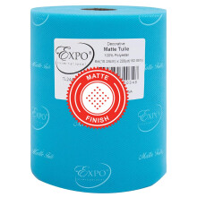 Expo International Decorative Matte Tulle Roll/Spool of 6 X 200 Yards Lightweight Polyester Tulle Fabric for Tutus Costumes and Party Decorations