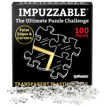 Funwares ImPuzzable Orlten lehetetlen kirak: tltsz akril kiraks jtk felnotteknek minden darabja Egyedi hamis lek lsarkok Legnehezebb puzzle