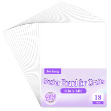 Joyberg 18Pacote Cartão de Pôster, 11in x 14in Cartões Brancos para Artesanato
