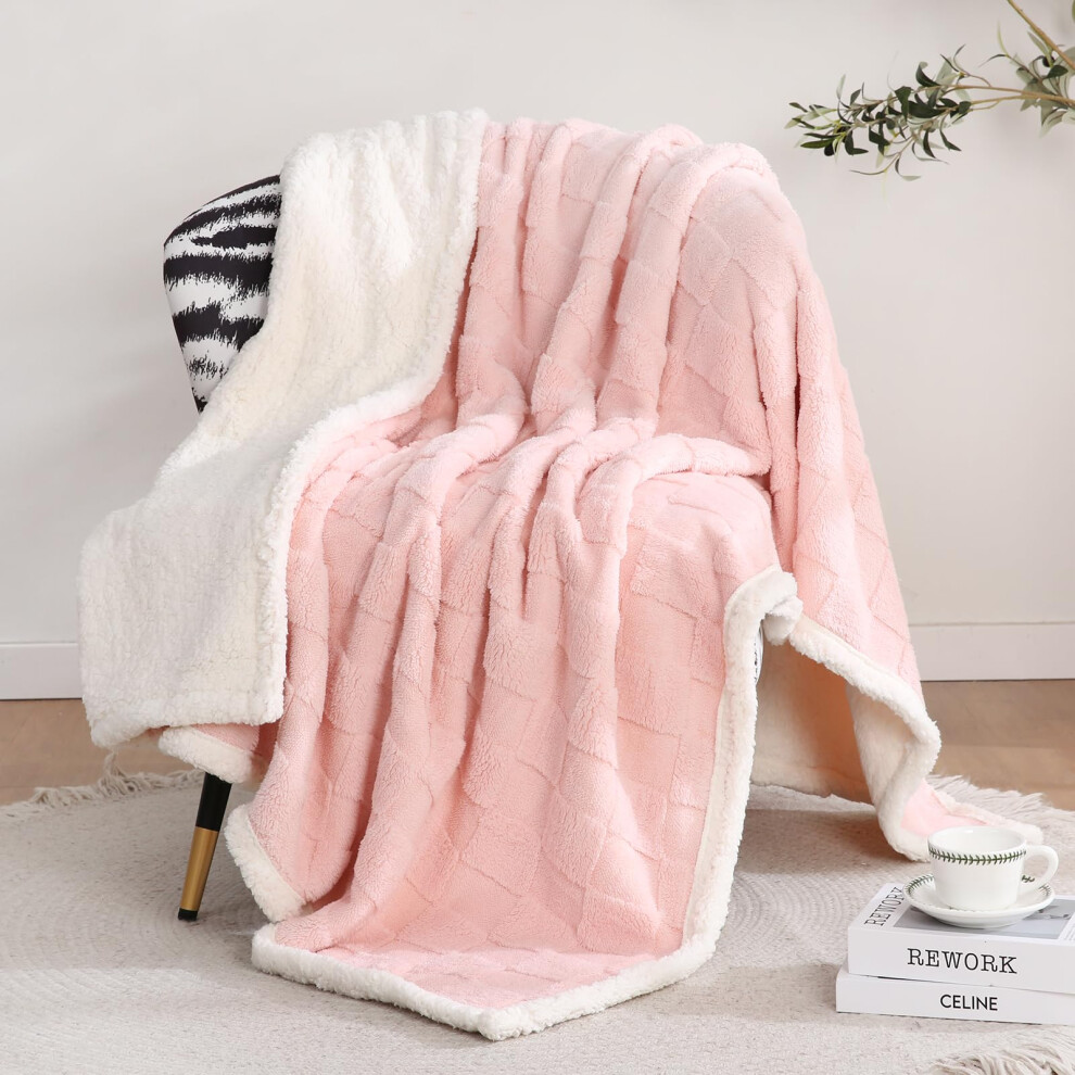 Gracelife Sherpa Throw Blanket Fleece Blanket Mober