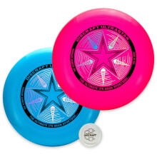 Pacote Ultrastar Neon - Conjunto de Discos Padrão Profissional - Azul Cobalto e Rosa