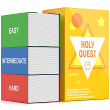 HOLY QUEST A Fun and Meaningful Bible Trivia Game 400 Cards Perfect for Bible Study Youth Groups and Church Gatherings Fun Christian Trivia