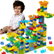 3 az 1-ben Marble Runs for Kids 4-8 ptokocka/246 db Classic Big Blocks jtkkszlet kompatibilis a DUPLO Lego kszletekkel/mrvny labirintus verse